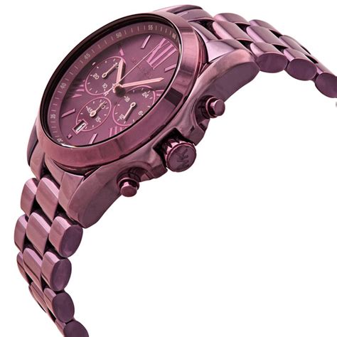 michael kors uhr mk6721|Michael Kors Bradshaw Chronograph Quartz Purple Dial Ladies .